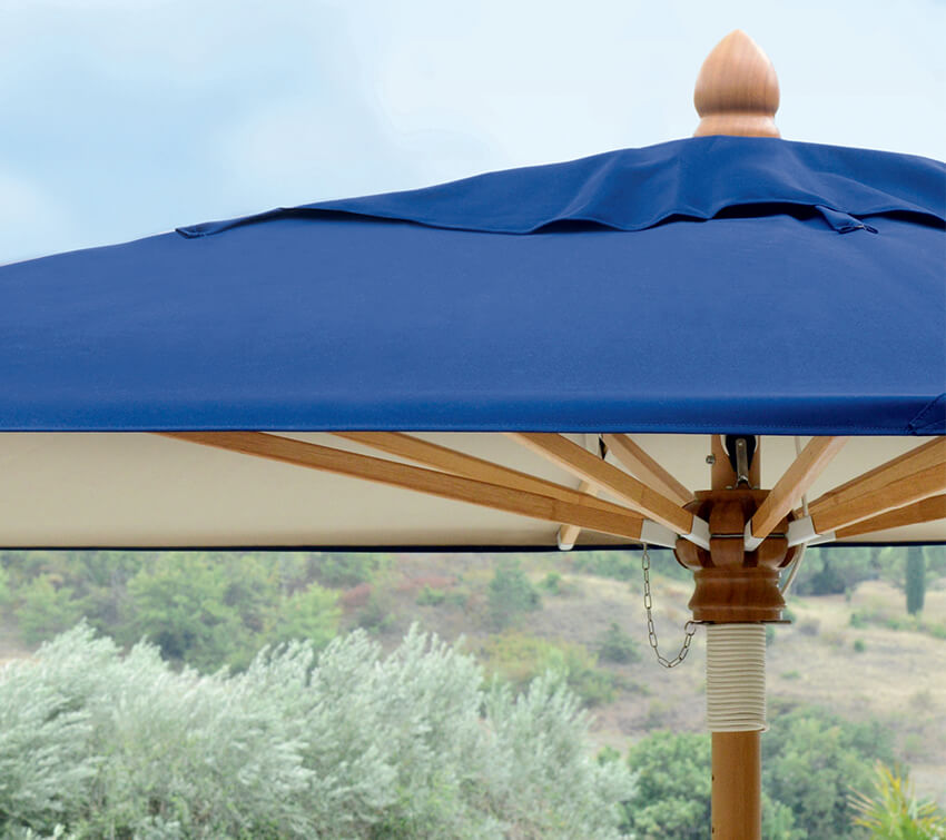 Quelques mots sur l’histoire des parasols Roma de chez Tectona