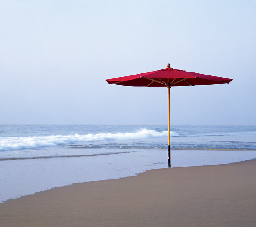 12 tailles de toile et 11 coloris de parasols Roma